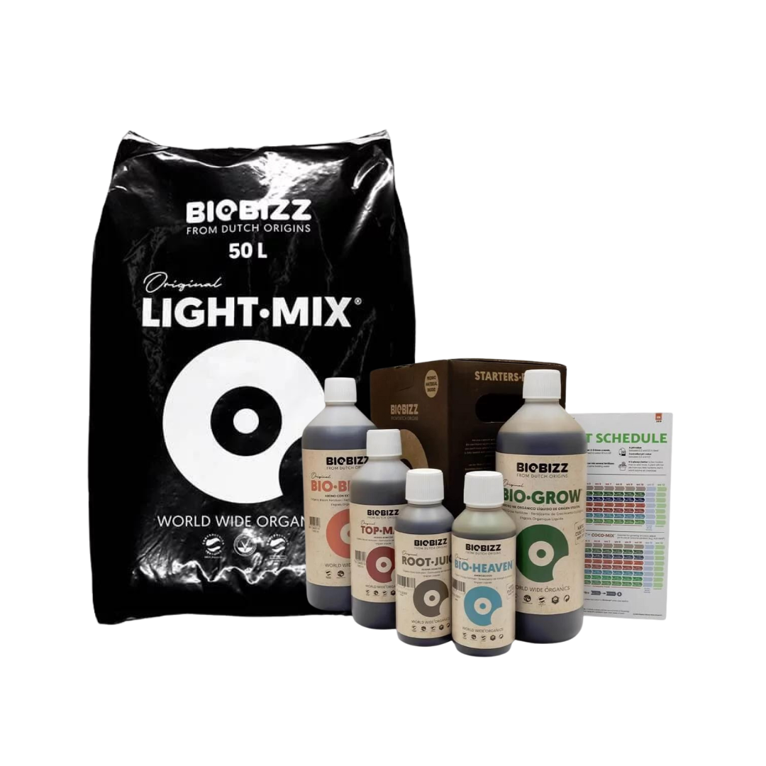 BioBizz Bundle - Light Mix + Fertilizer Starter Set